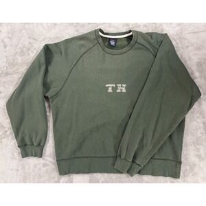 Tommy Jeans Pullover Mens XXL Green‎ Earth Tones Vintage Preppy Cabin Outdoors